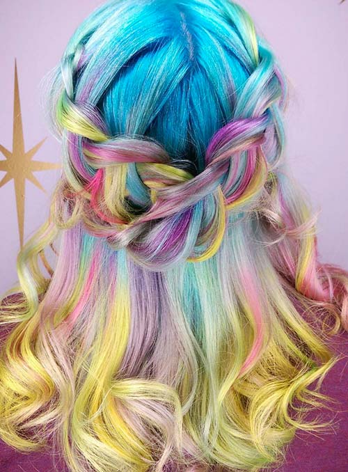 50 Bold Pastel and Neon Hair Colors in Balayage and Ombre | Fashionisers