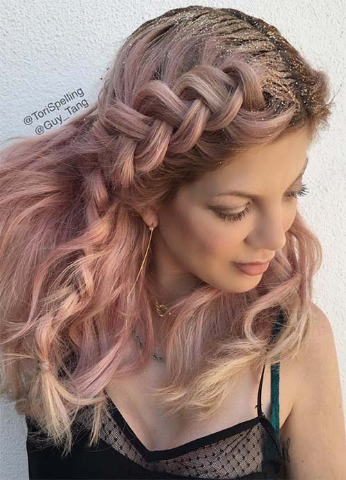 Rose Gold Hair Color Ideas