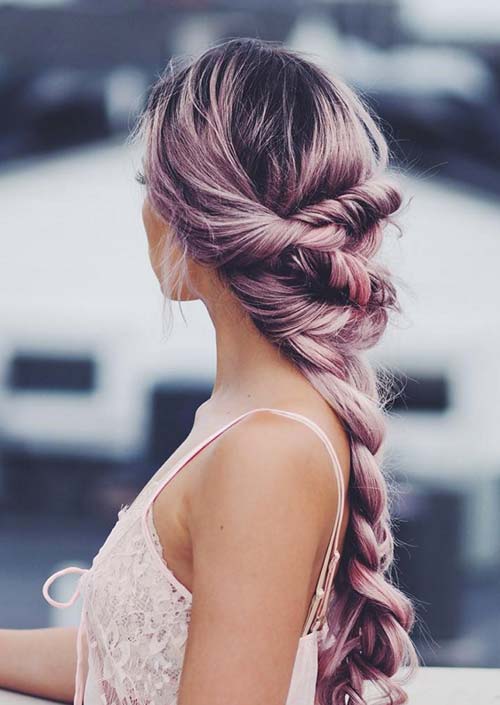 100 Trendy Long Hairstyles for Women: Twisted Braid