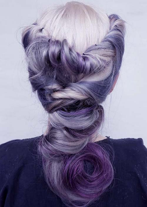 100 Trendy Long Hairstyles for Women: Twisted Braids