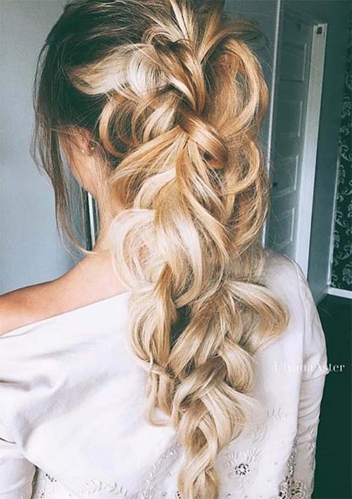 100 Ridiculously Awesome Braided Hairstyles: Braided Ponytail