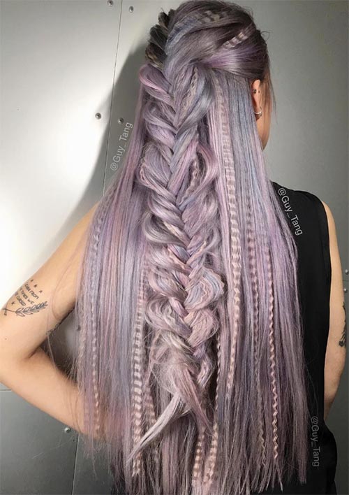 100 Ridiculously Awesome Braided Hairstyles: Braided Crimped Hair 