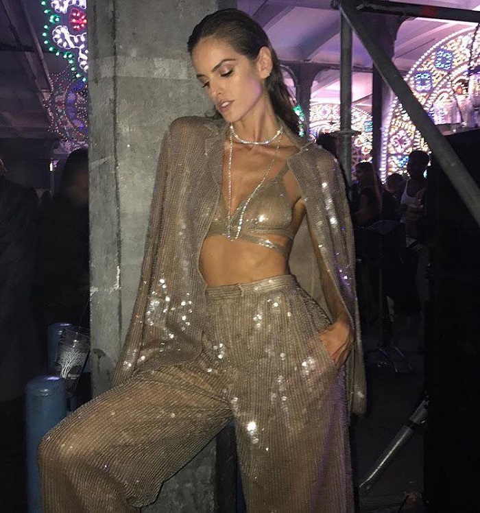 Sexy Celebrity Edition Sheer, Shimmery and Revealing sheer pants, crop top cape